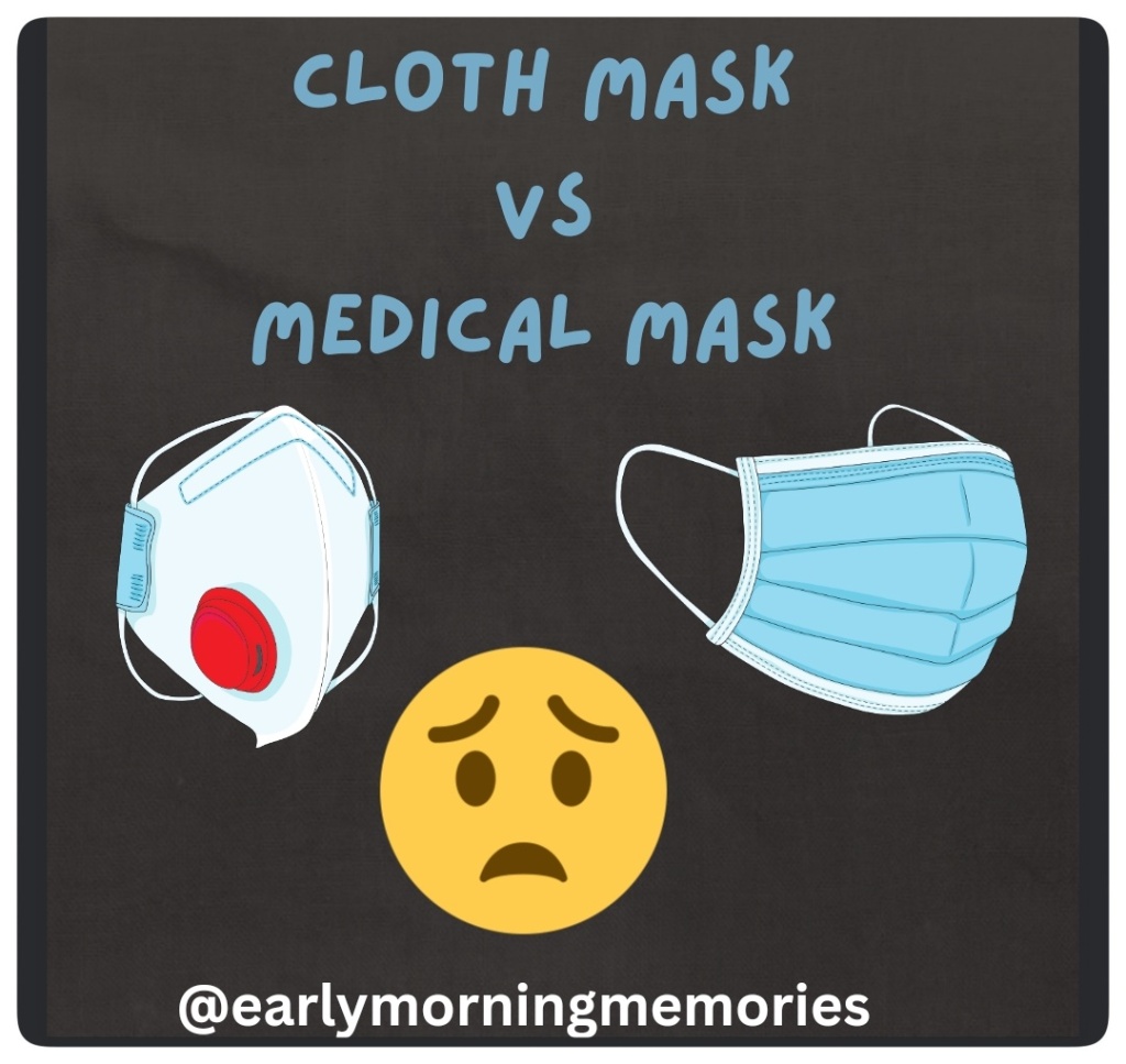 Why must one not use an ordinary cloth based mask?