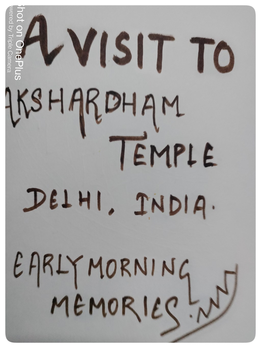 Akshardham Temple visit