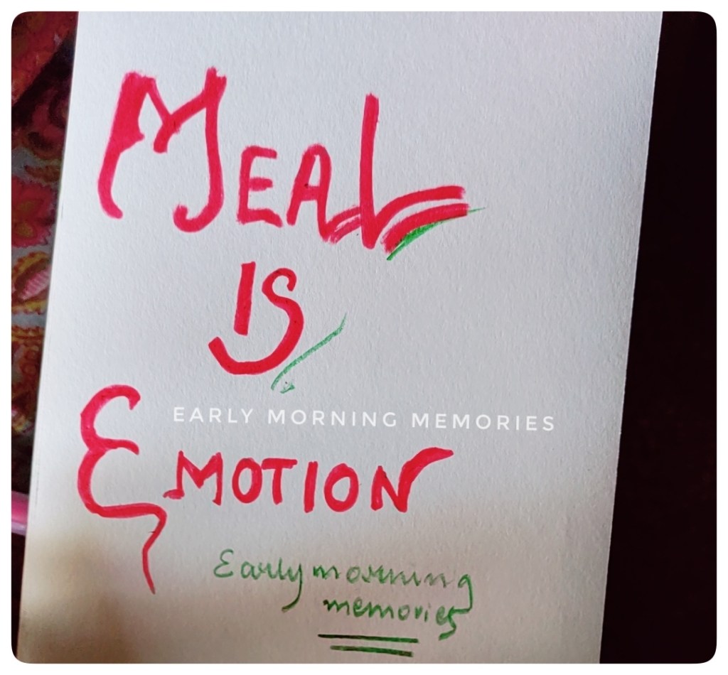 Meal is Emotion