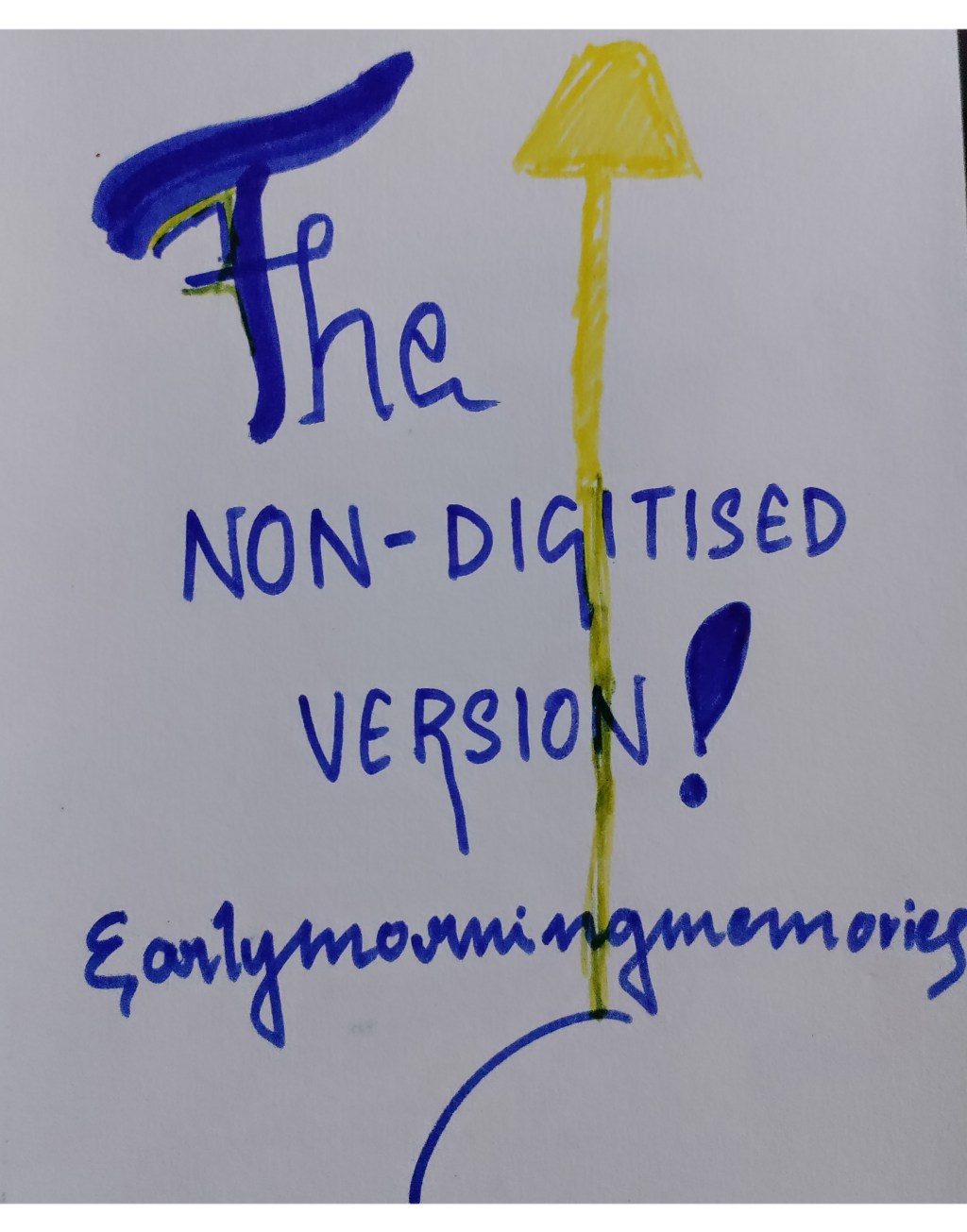 The Non-digitised Version